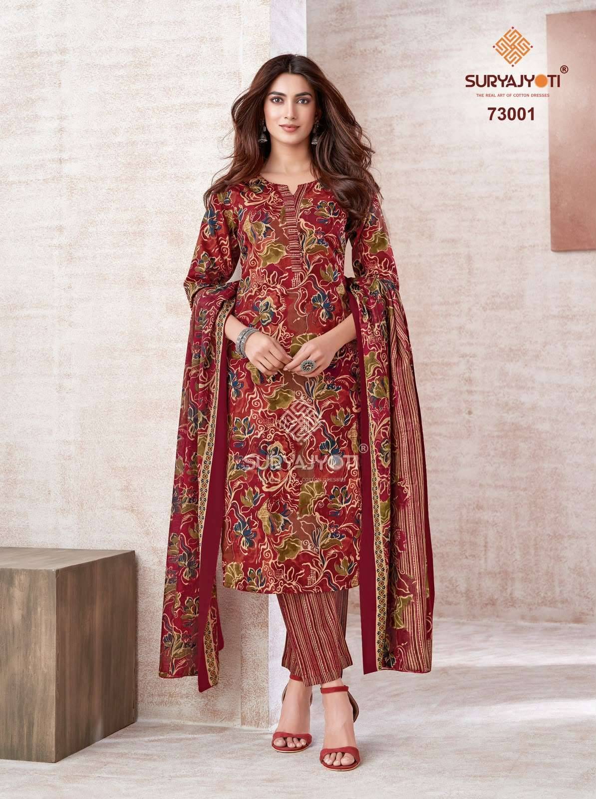 Suryajyoti Trendy Cotton Vol 73 Cotton Salwar Suit 20 Pcs Catalog