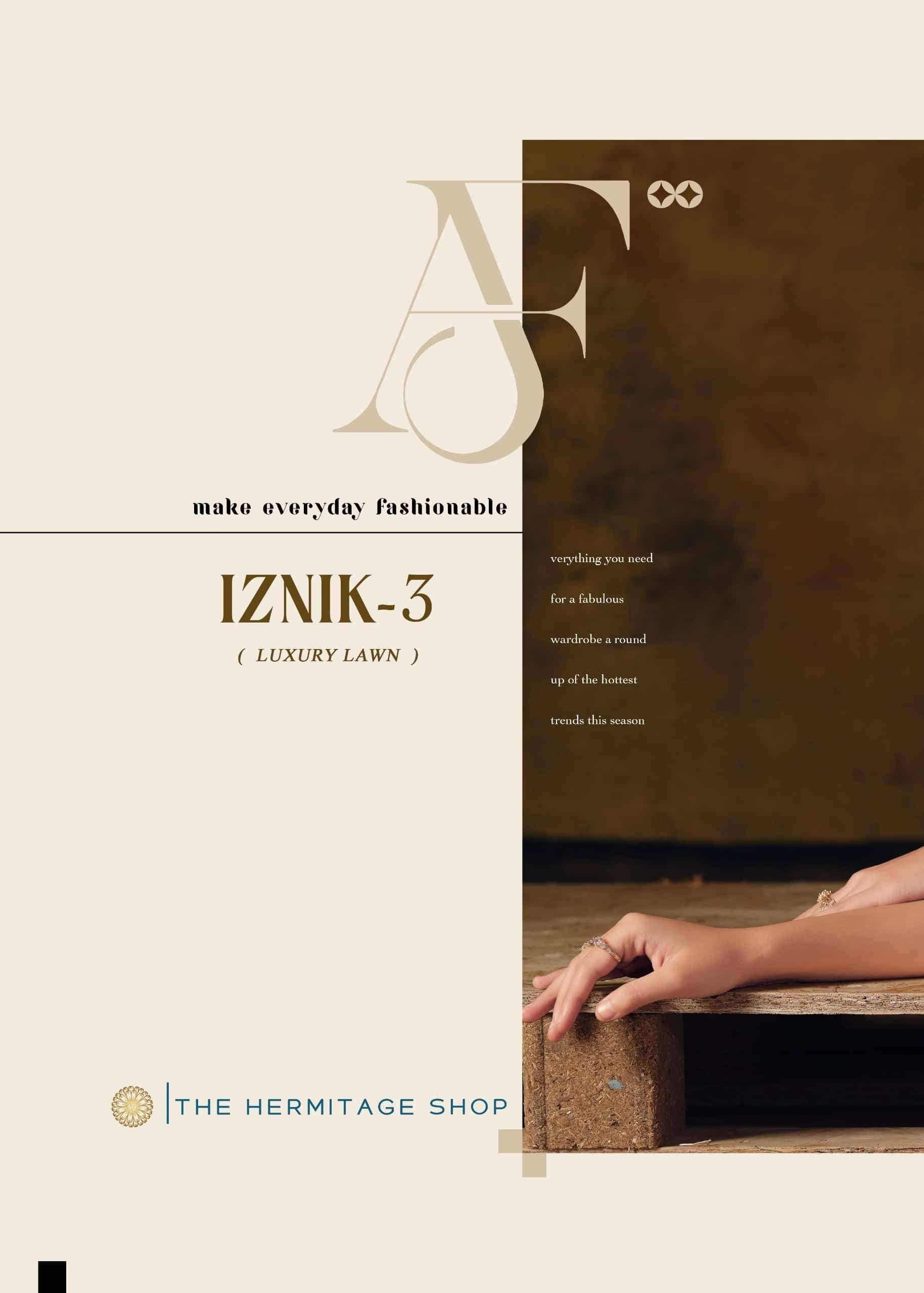 The Hermitage Iznik Vol 3 Cotton Pakistani Dress Material 4 Pcs Catalog