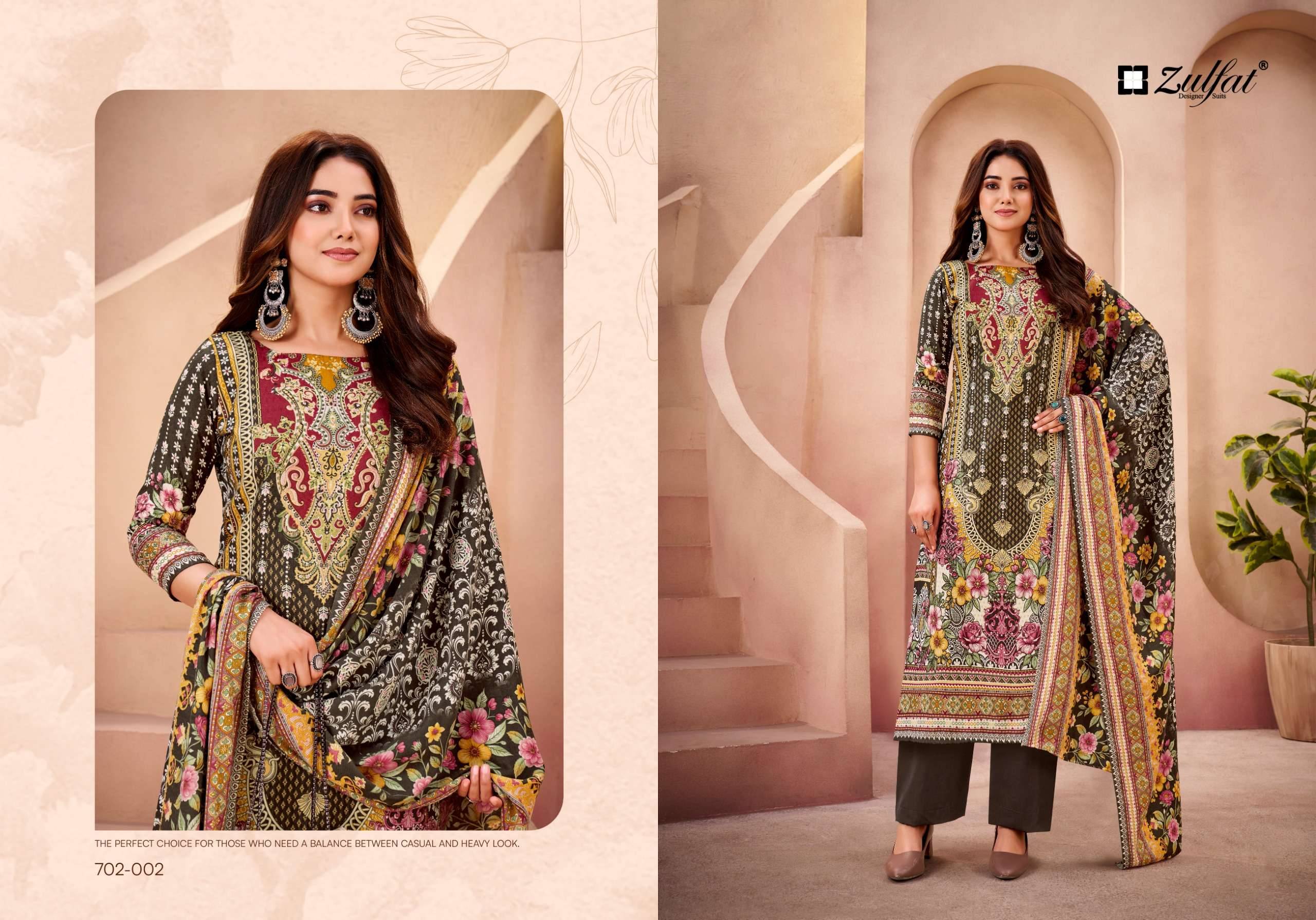 Zulfat Afsana Pure Woolen Pashmina Winter Collection With Price 4 Pcs Catalog