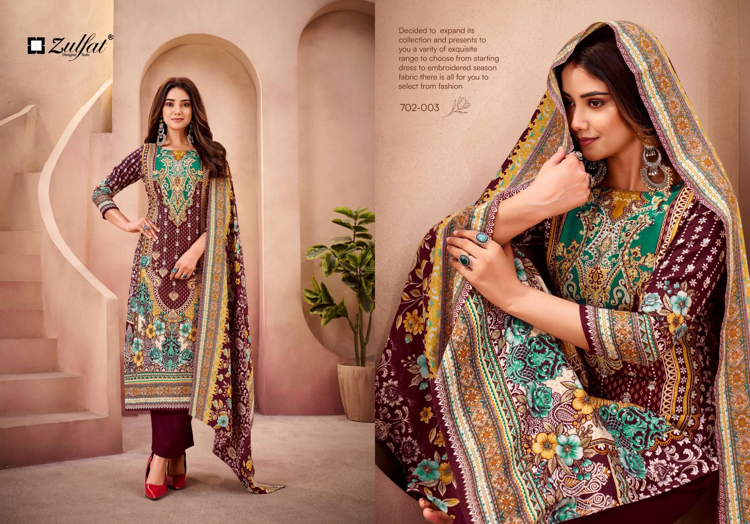 Zulfat Afsana Pure Woolen Pashmina Winter Collection With Price 4 Pcs Catalog