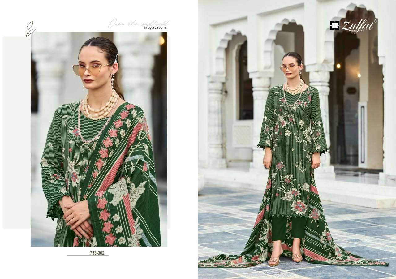 Zulfat Designer Kohinoor Pure Woolen Pashmina Suits 6 Pcs Catalog
