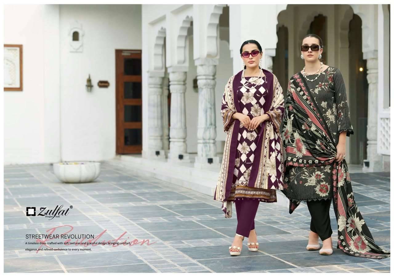 Zulfat Designer Kohinoor Pure Woolen Pashmina Suits 6 Pcs Catalog