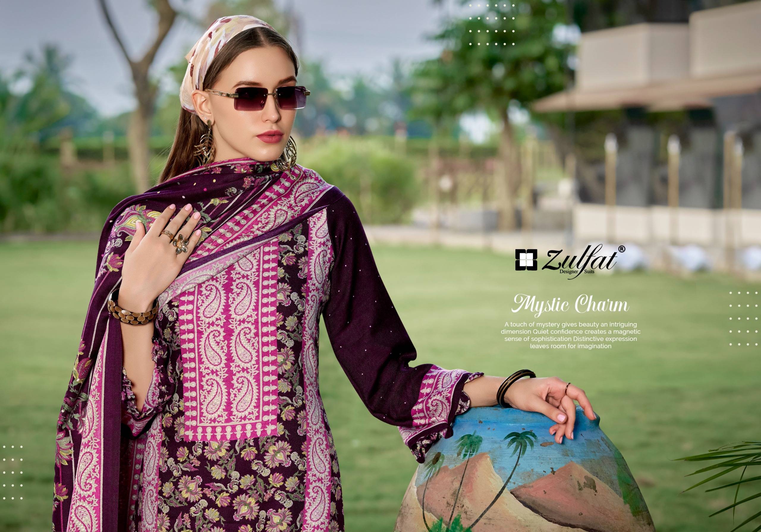 Zulfat Designer Shahinoor Pure Woollen Winter Dress Material 5 Pcs Catalog