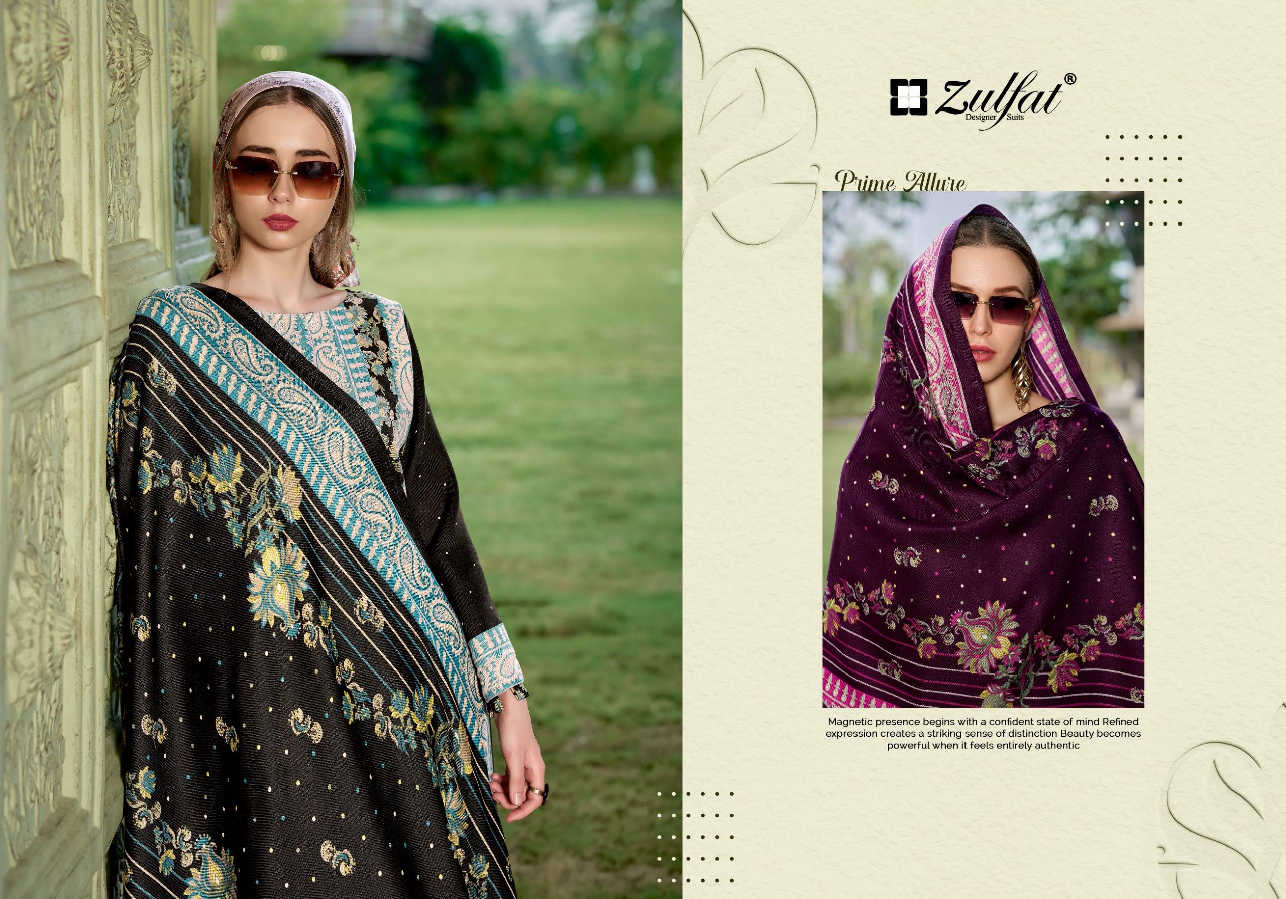 Zulfat Designer Shahinoor Pure Woollen Winter Dress Material 5 Pcs Catalog