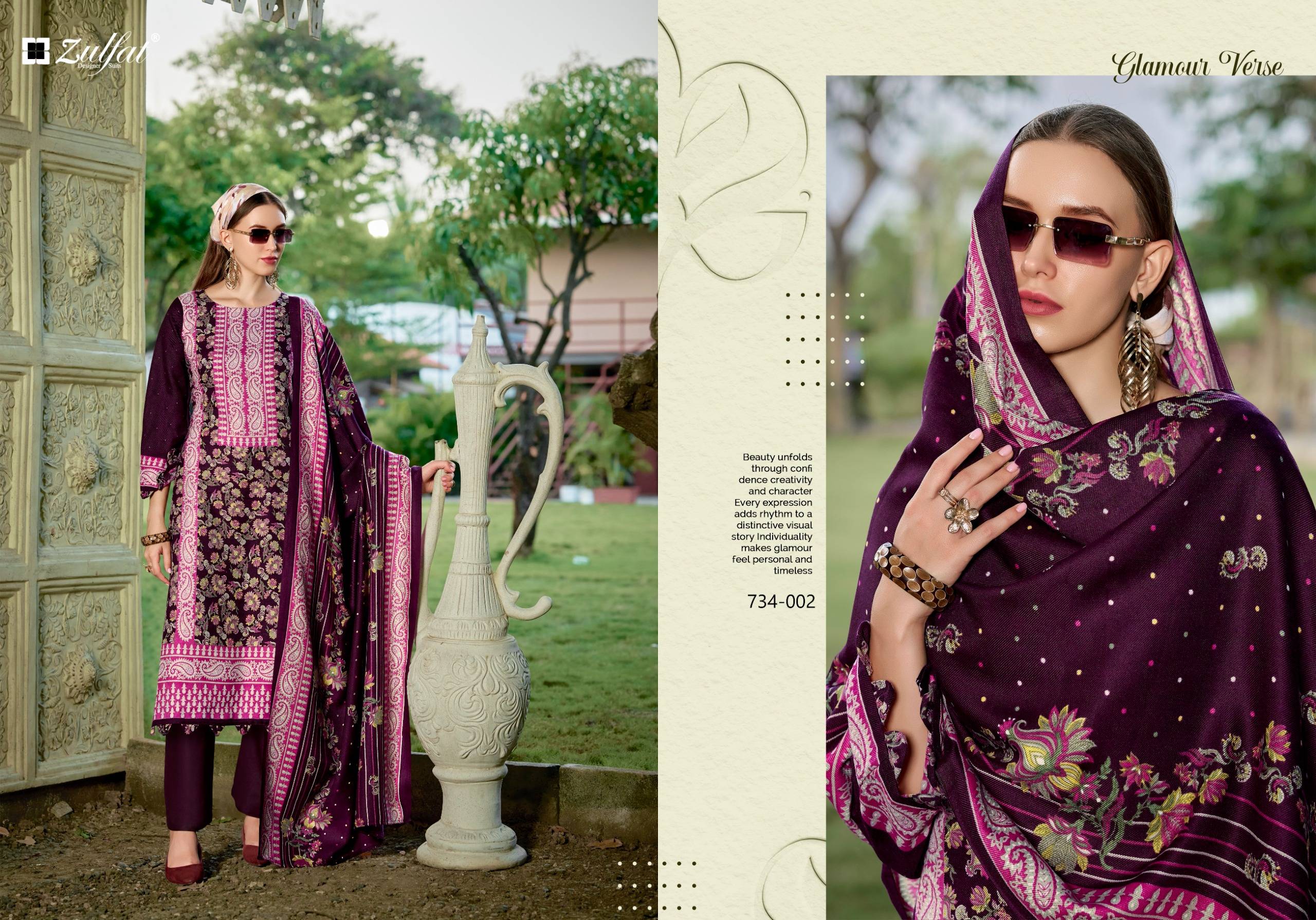 Zulfat Designer Shahinoor Pure Woollen Winter Dress Material 5 Pcs Catalog