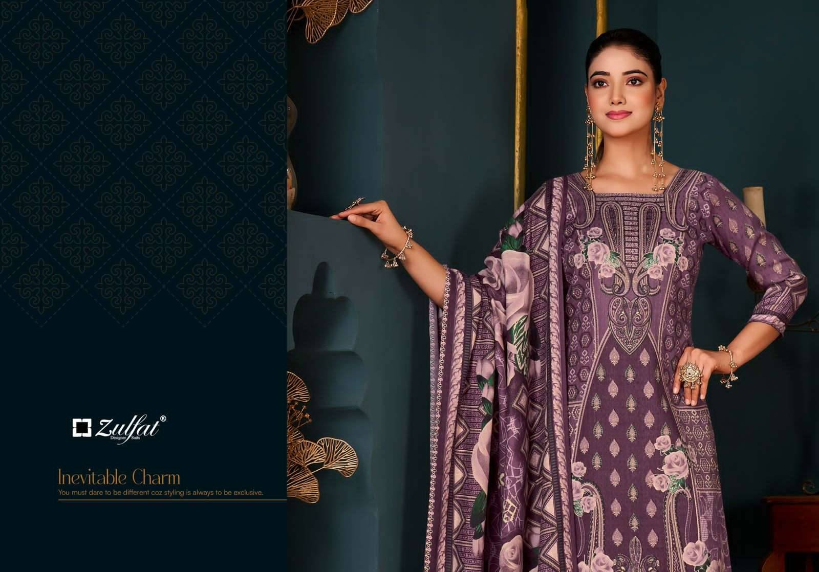 Zulfat Sameera Winter Collection Pashmina Dress Material 4 Pcs Catalog